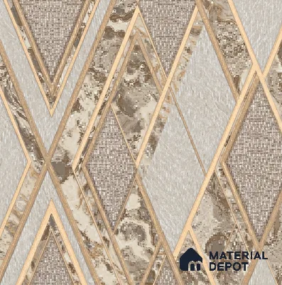 AA100103 | 9.5 Meter x 21 Inch PVC Geometric Look Wallpaper - 55 Sq. Ft. | Minimum 15% wastage during installation