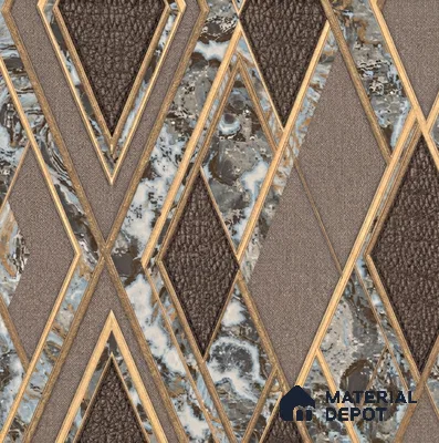 AA100104 | 9.5 Meter x 21 Inch PVC Geometric Look Wallpaper - 55 Sq. Ft. | Minimum 15% wastage during installation