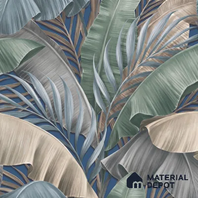 AA100205 | 9.5 Meter x 21 Inch PVC Florals Look Wallpaper - 55 Sq. Ft. | Minimum 15% wastage during installation
