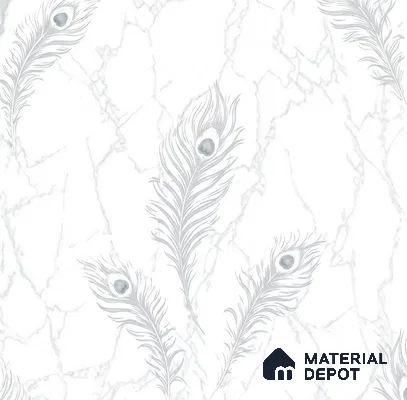 AA100702 | 9.5 Meter x 21 Inch PVC Florals Look Wallpaper - 55 Sq. Ft. | Minimum 15% wastage during installation