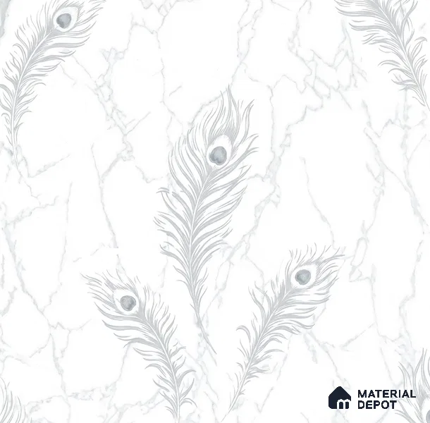 AA100702 | 9.5 Meter x 21 Inch PVC Florals Look Wallpaper - 55 Sq. Ft. | Minimum 15% wastage during installation