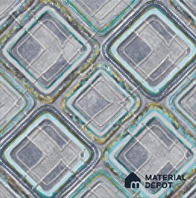 AA100605 | 9.5 Meter x 21 Inch PVC Patterned Look Wallpaper - 55 Sq. Ft. | Minimum 15% wastage during installation