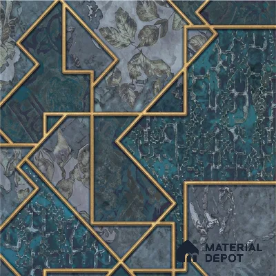 AA100407 | 9.5 Meter x 21 Inch PVC Patterned Look Wallpaper - 55 Sq. Ft. | Minimum 15% wastage during installation