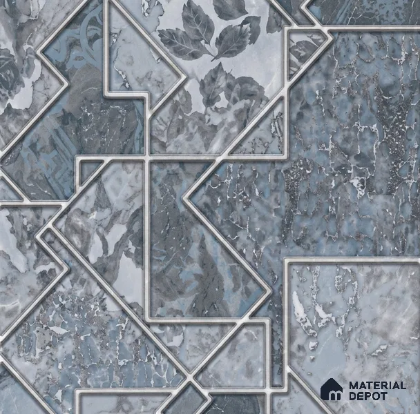 AA100403 | 9.5 Meter x 21 Inch PVC Patterned Look Wallpaper - 55 Sq. Ft. | Minimum 15% wastage during installation