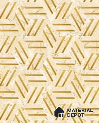 WK160-64 | 10 Meter x 21 Inches Geometric Look Wallpaper - 57.37 Sq. Ft. | Minimum 15% wastage during installation