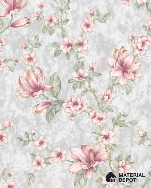 WK160-15 | 10 Meter x 21 Inches Florals Look Wallpaper - 57.37 Sq. Ft.  | Minimum 15% wastage during installation