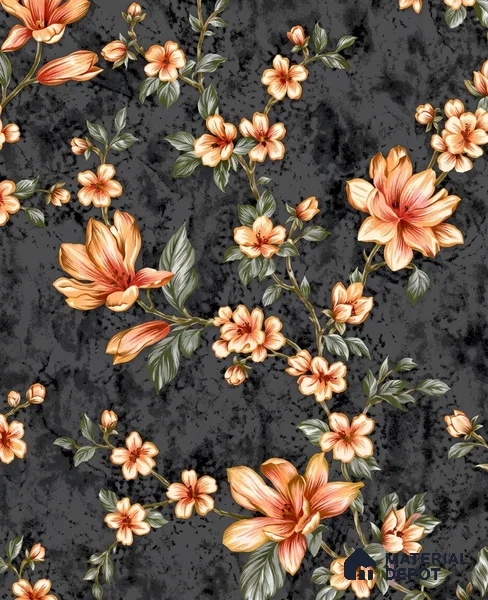 WK160-13 | 10 Meter x 21 Inches Florals Look Wallpaper - 57.37 Sq. Ft. | Minimum 15% wastage during installation