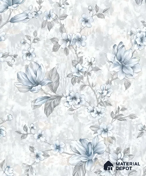 WK160-16 | 10 Meter x 21 Inches Florals Look Wallpaper - 57.37 Sq. Ft. | Minimum 15% wastage during installation