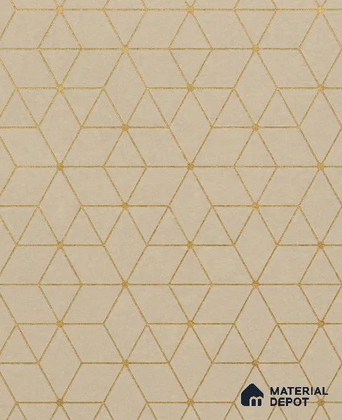 WK160-27 | 10 Meter x 21 Inches Geometric Look Wallpaper - 57.37 Sq. Ft. | Minimum 15% wastage during installation