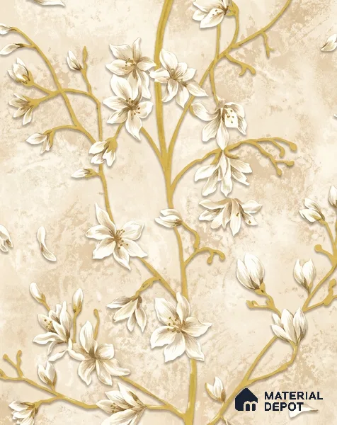 WK160-42 | 10 Meter x 21 Inches Florals Look Wallpaper - 57.37 Sq. Ft. | Minimum 15% wastage during installation