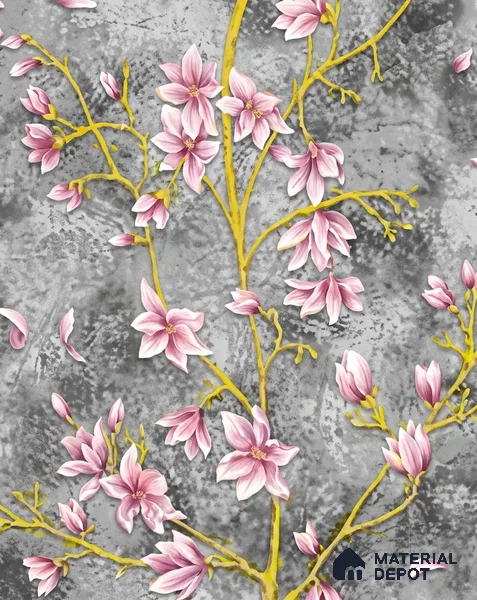 WK160-44 | 10 Meter x 21 Inches Florals Look Wallpaper - 57.37 Sq. Ft. | Minimum 15% wastage during installation