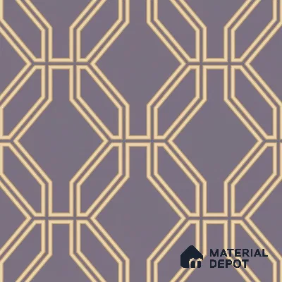WK160-33 | 10 Meter x 21 Inches Geometric Look Wallpaper - 57.37 Sq. Ft. | Minimum 15% wastage during installation