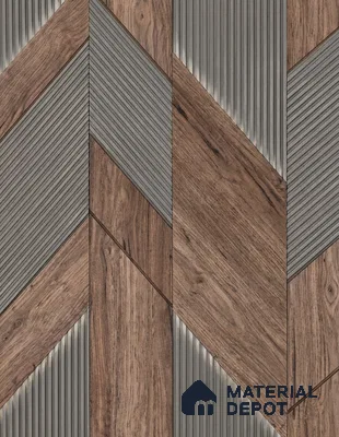 WK160-30 | 10 Meter x 21 Inches Geometric Look Wallpaper - 57.37 Sq. Ft. | Minimum 15% wastage during installation