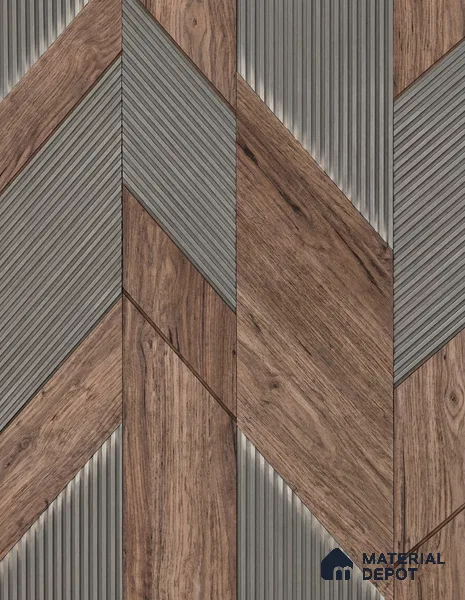 WK160-30 | 10 Meter x 21 Inches Geometric Look Wallpaper - 57.37 Sq. Ft. | Minimum 15% wastage during installation