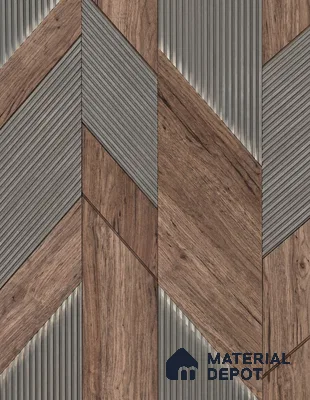 WK160-29 | 10 Meter x 21 Inches Geometric Look Wallpaper - 57.37 Sq. Ft. | Minimum 15% wastage during installation