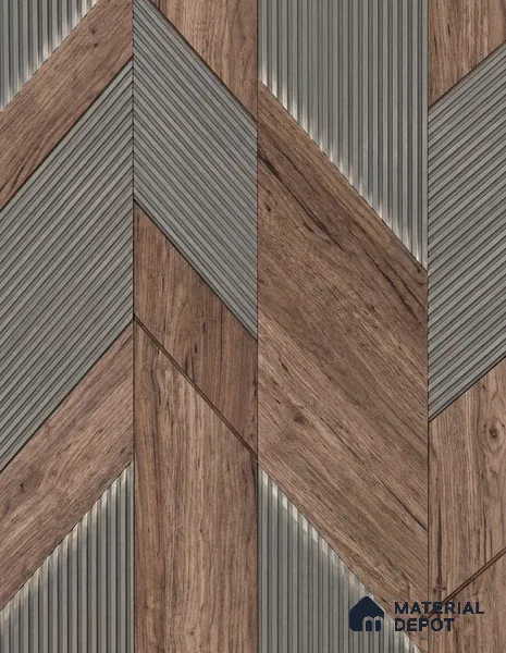WK160-29 | 10 Meter x 21 Inches Geometric Look Wallpaper - 57.37 Sq. Ft. | Minimum 15% wastage during installation