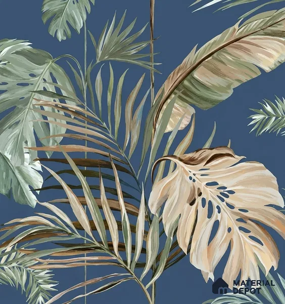 WK160-40 | 10 Meter x 21 Inches Tropical Look Wallpaper - 57.37 Sq. Ft. | Minimum 15% wastage during installation