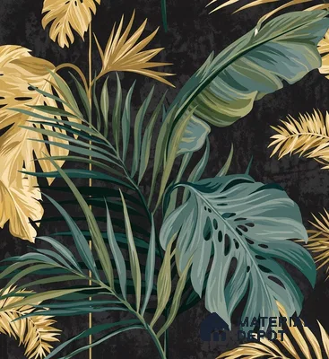 WK160-37 | 10 Meter x 21 Inches Tropical Look Wallpaper - 57.37 Sq. Ft. | Minimum 15% wastage during installation