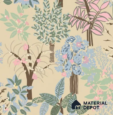 WK160-51 | 10 Meter x 21 Inches Tropical Look Wallpaper - 57.37 Sq. Ft. | Minimum 15% wastage during installation