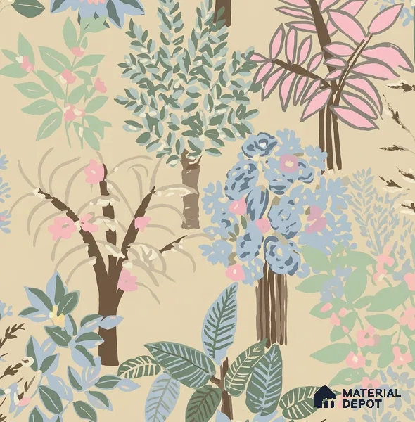 WK160-51 | 10 Meter x 21 Inches Tropical Look Wallpaper - 57.37 Sq. Ft. | Minimum 15% wastage during installation