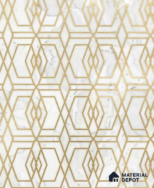 WK160-54 | 10 Meter x 21 Inches Geometric Look Wallpaper - 57.37 Sq. Ft. | Minimum 15% wastage during installation