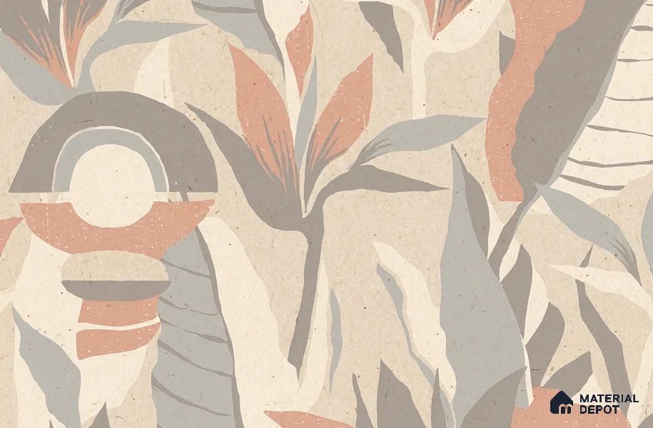 88674-2 | 5 Meter x 42 Inches Florals Look Wallpaper - 57 Sq. Ft. | Minimum 15% wastage during installation