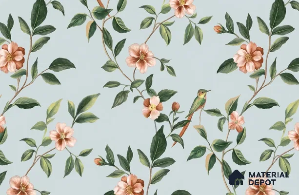 88655-2 | 5 Meter x 42 Inches Florals Look Wallpaper - 57 Sq. Ft. | Minimum 15% wastage during installation