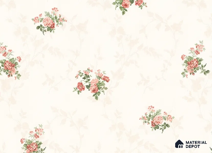 88653-1 | 5 Meter x 42 Inches Florals Look Wallpaper - 57 Sq. Ft. | Minimum 15% wastage during installation