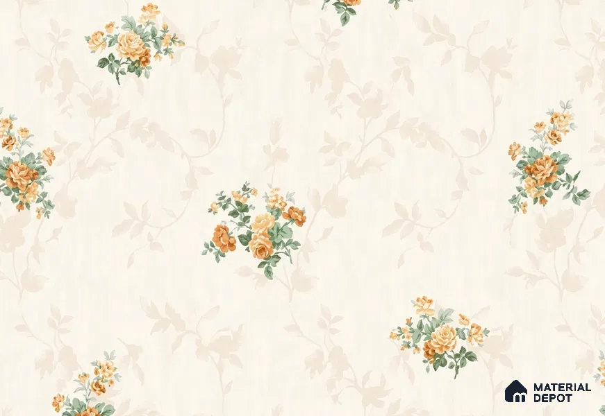88653-2 | 5 Meter x 42 Inches Florals Look Wallpaper - 57 Sq. Ft. | Minimum 15% wastage during installation