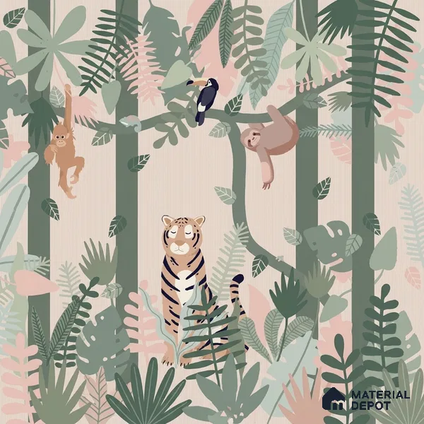 MM03 | 10 Meter x 21 Inches Animal Print Look Wallpaper - 57.37 Sq. Ft. | Minimum 15% wastage during installation