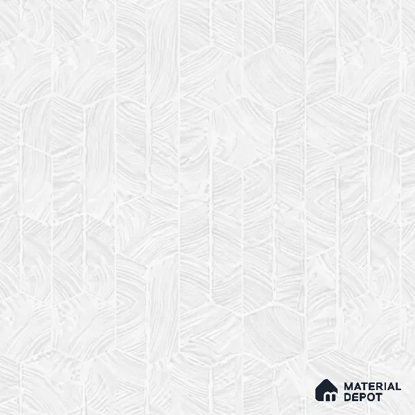 M4-2 | Off-White Leaf Herringbone Texture Patterned Wallpaper - 10 Meter x 21 Inches, 57.37 Sq. Ft. (Min. 15% Wastage)