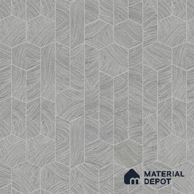 M4-1 | Warm Grey Leaf Herringbone Texture Patterned Wallpaper - 10 Meter x 21 Inches, 57.37 Sq. Ft. (Min. 15% Wastage)