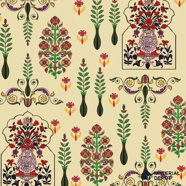 8020 | 10 Meter x 21 Inches Indian Look Wallpaper - 57.41 Sq. Ft.