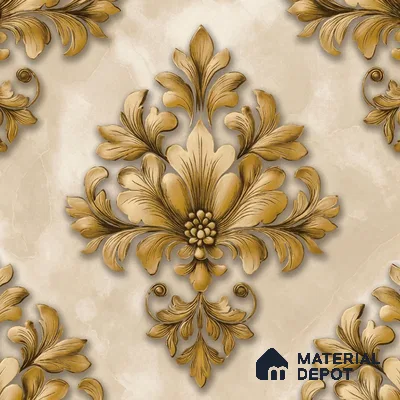 8029 | 10 Meter x 21 Inches Florals Look Wallpaper - 57.41 Sq. Ft.