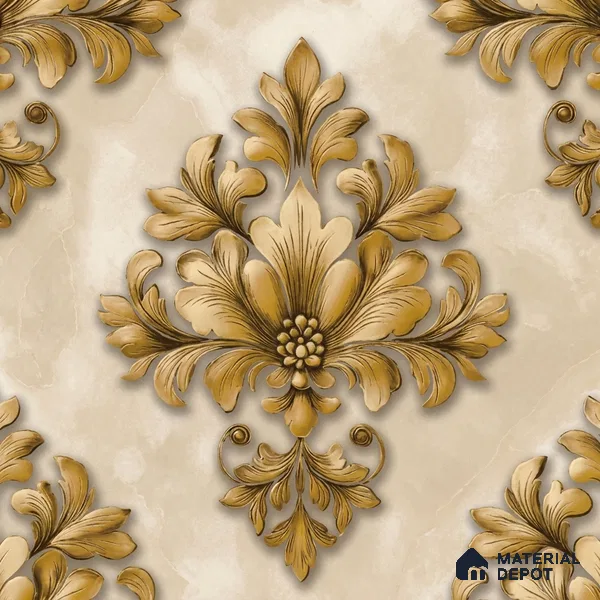 8029 | 10 Meter x 21 Inches Florals Look Wallpaper - 57.41 Sq. Ft.