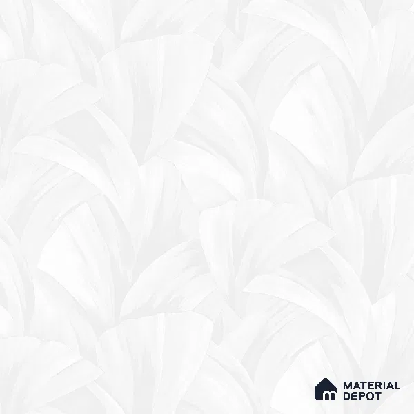 8042 | Off-White Overlapping Leaf Texture Patterned Wallpaper - 10 Meter x 21 Inches, 57.41 Sq. Ft.