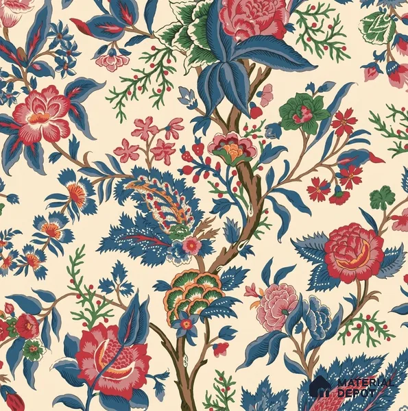 8048 | 10 Meter x 21 Inches Florals Look Wallpaper - 57.41 Sq. Ft.