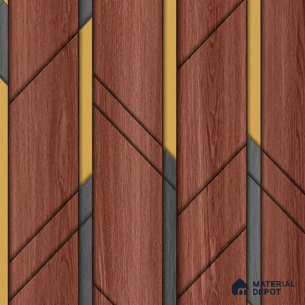 8079 | 10 Meter x 21 Inches Patterned Look Wallpaper - 57.41 Sq. Ft.