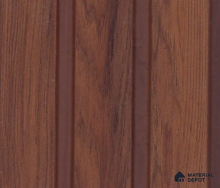 Brown Wood Look PN 07593 8 ft x 5 inch Charcoal Panel/Louver - 12 mm