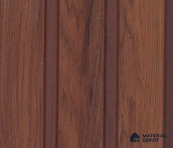 Brown Wood Look PN 07593 8 ft x 5 inch Charcoal Panel/Louver - 12 mm