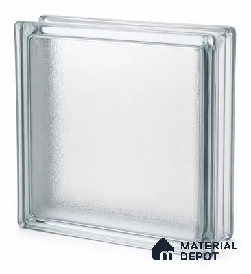 Misty Square Glass Block - 7.5"x 7.5"