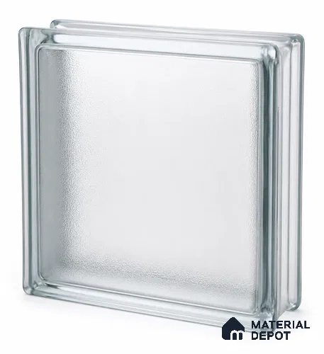 Misty Square Glass Block - 7.5"x 7.5"