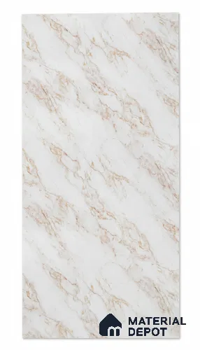 Marble Look PN 08036 8 ft x 4 ft Texture Finish Decorative Wall Panel - 1.5 mm | Suitable for TV Unit, Wardrobe, Kitchen Cabinets