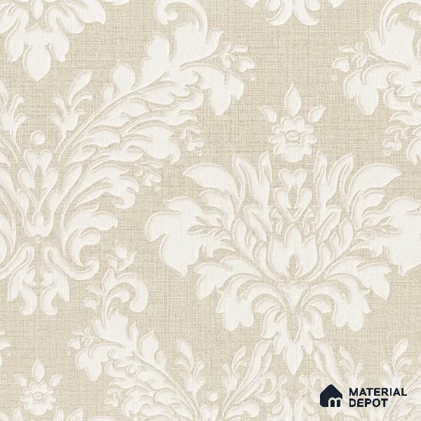 6840-2 | 5 Meter x 42 Inches Damask Look Wallpaper - 57.41 Sq. Ft.