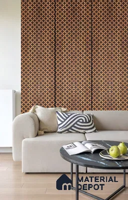 PN 07628 Carbon Series Decorative Wall Louvers/Panels | 8 ft x 2 ft - 4 mm