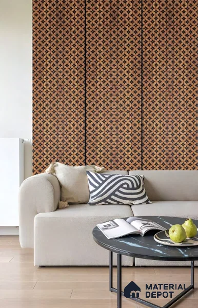 PN 07628 Carbon Series Decorative Wall Louvers/Panels | 8 ft x 2 ft - 4 mm