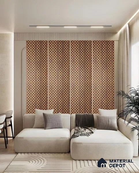 PN 07629 Carbon Series Decorative Wall Louvers/Panels | 8 ft x 2 ft - 4 mm