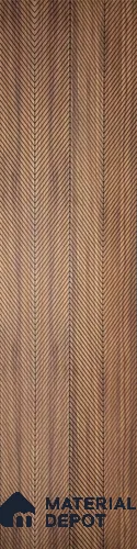 PN 07631 Carbon Series Decorative Wall Louvers/Panels | 8 ft x 2 ft - 4 mm