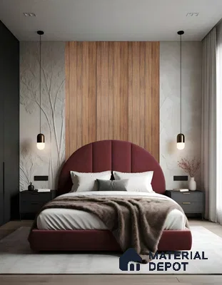PN 07631 Carbon Series Decorative Wall Louvers/Panels | 8 ft x 2 ft - 4 mm