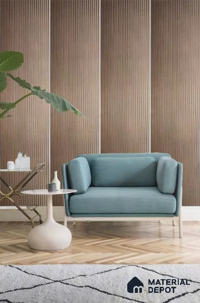 PN 07638 Carbon Series Decorative Wall Louvers/Panels | 8 ft x 2 ft - 4 mm